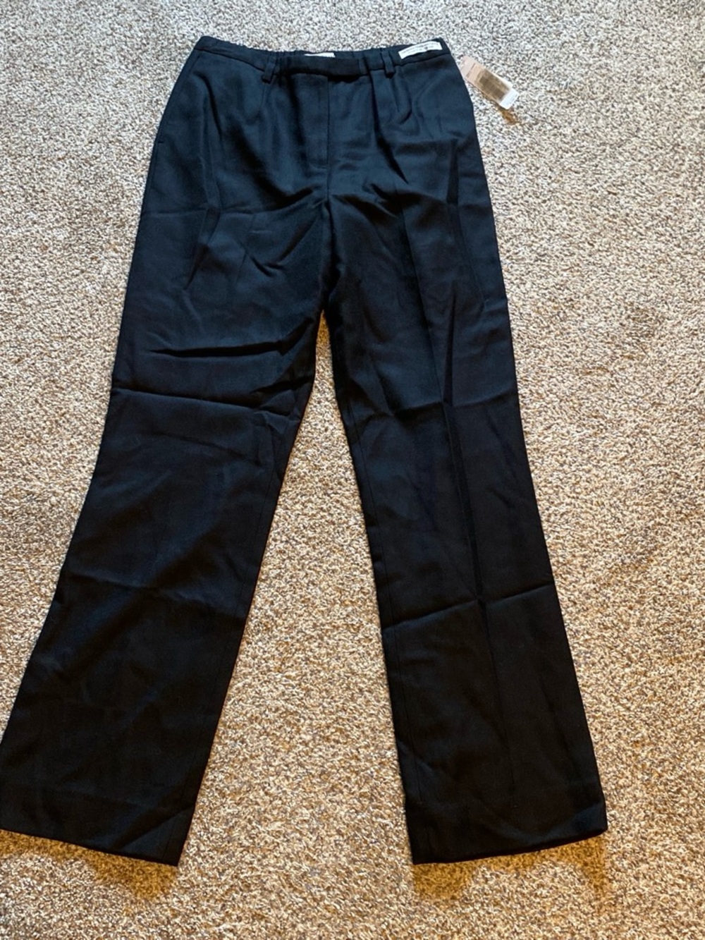 Pendleton NWT Black Straight Leg Women's Virgin Wool Dress Pants Size 6